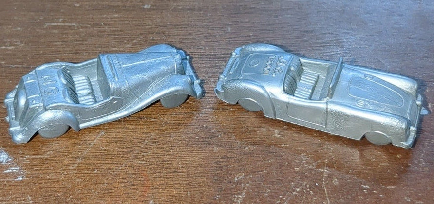 Vintage Plastic Great Britain MGA mg Set of Two Cars pv8