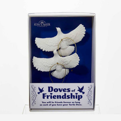 Frienship Dove Gift Set Ornament Car Charm for Friends to Share os78
