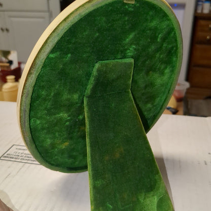 Vintage Pyralin Plastic Celluloid Oval Picture Photo Frame AS IS vl5