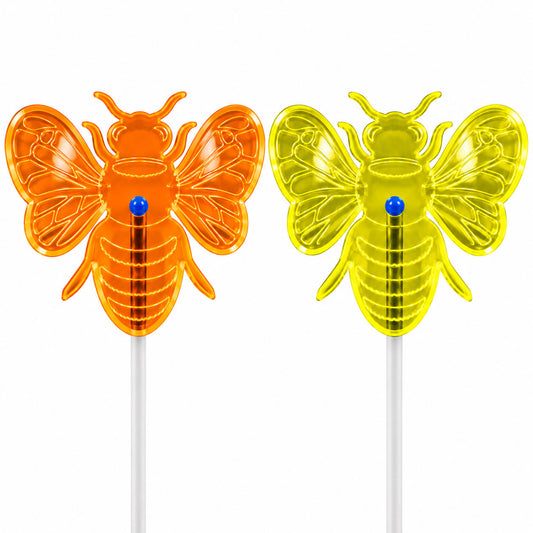 Small Bee Yard Decor| Multiple Color Options | Glowing Creation