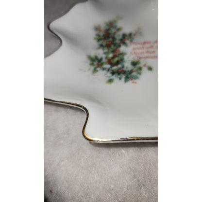 vintage Designer's Collection A Christmas Keepsake candy trinket dish