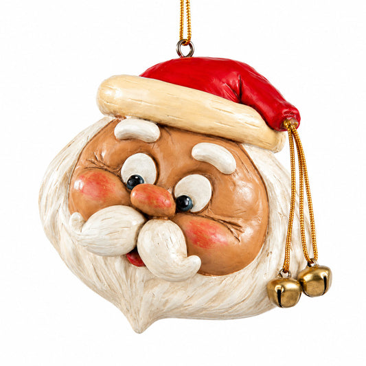 Large Santa Head Ornament | Bert Anderson Collection