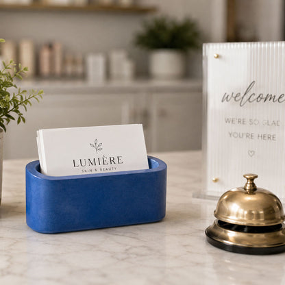 Blue Business Card Holder | Color Crete Creation