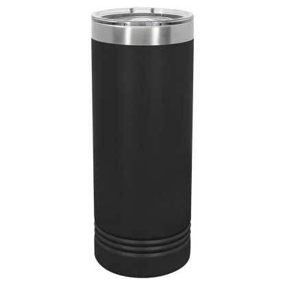 Skinny Tumbler with Slider Lid | 22 oz | Multiple Colors | Customizable | RCK Creations & More
