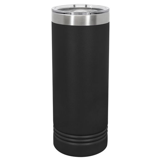 Skinny Tumbler with Slider Lid | 22 oz | Multiple Colors | Customizable | RCK Creations & More