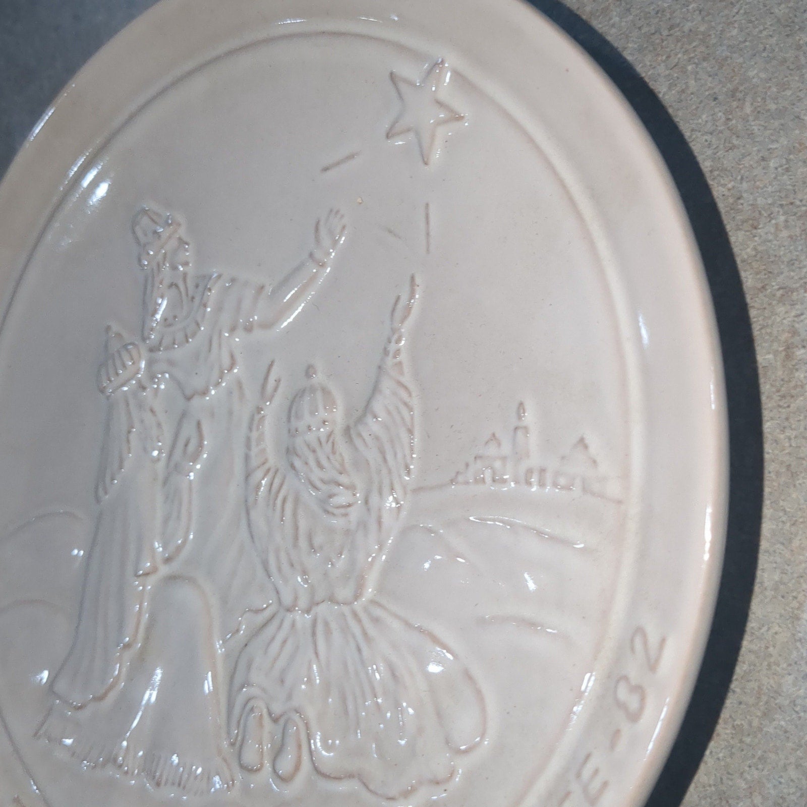 vintage Frankoma plate 1982 The wise men rejoice