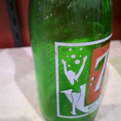Vintage Soda Bottle 7-Up Bubble Swimsuit Lady Logo vsb8