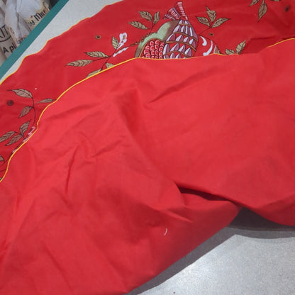 Vintage Velvety Tablecloth Could be Tree Skirt