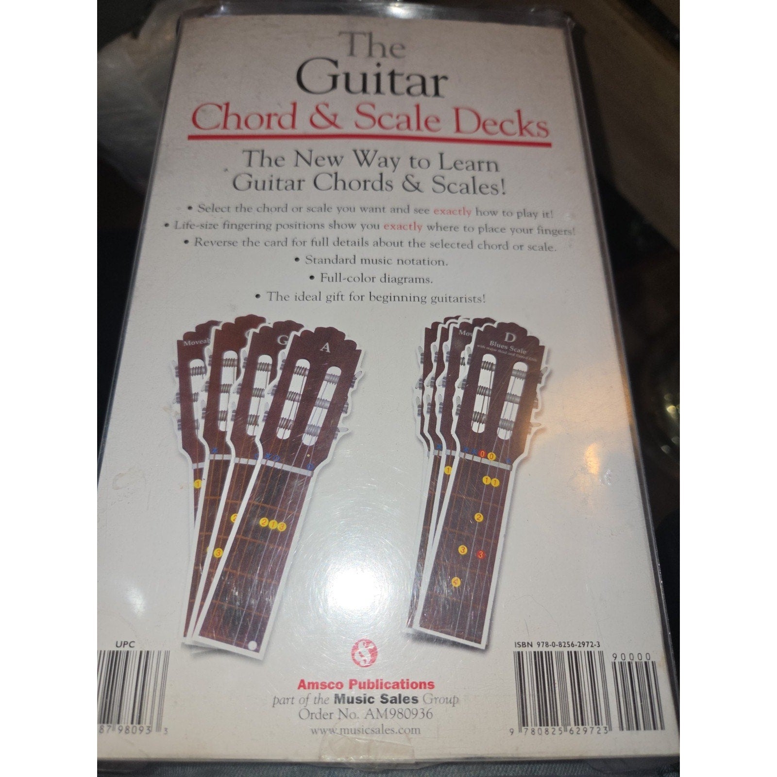 Guitar Chord & Scale Decks New way to learn guitar Chords & Scales