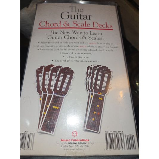 Guitar Chord & Scale Decks New way to learn guitar Chords & Scales