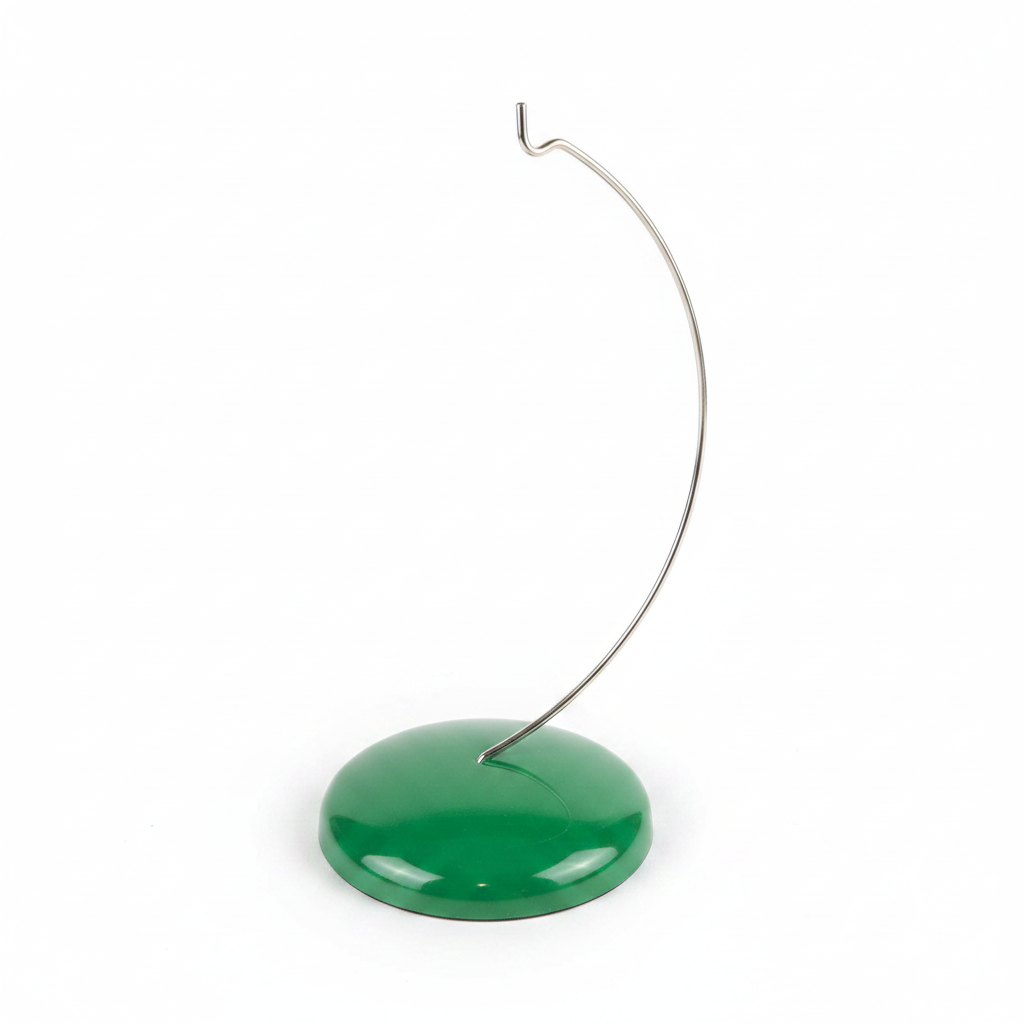 Vintage Hallmark Ornament Display Stand 1985 With Green Plastic Base