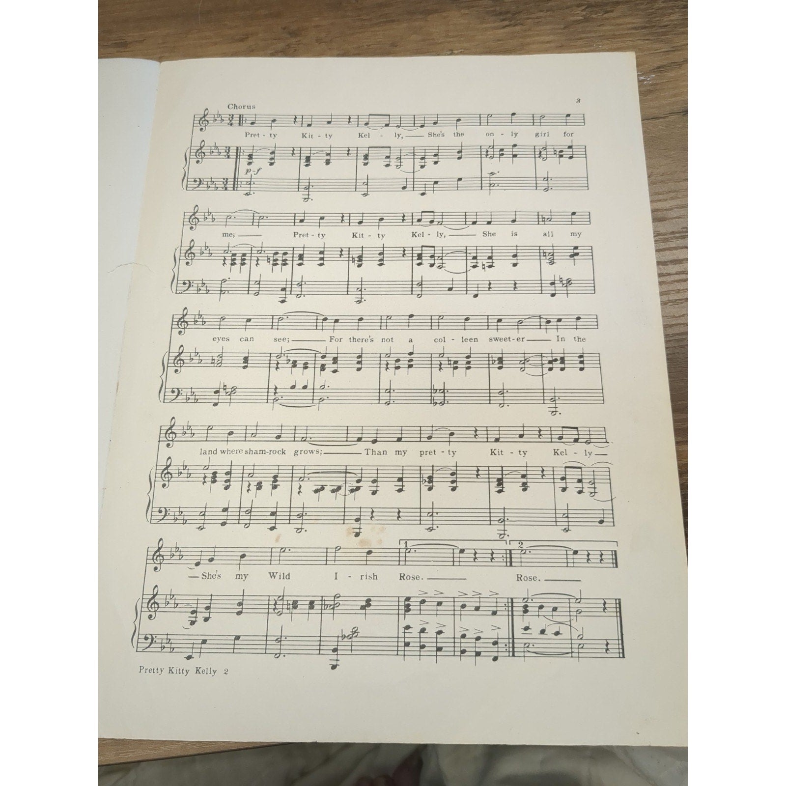 Pretty Kitty Kelly - Harry Pease & Ed Nelson - Sheet Music 1920
