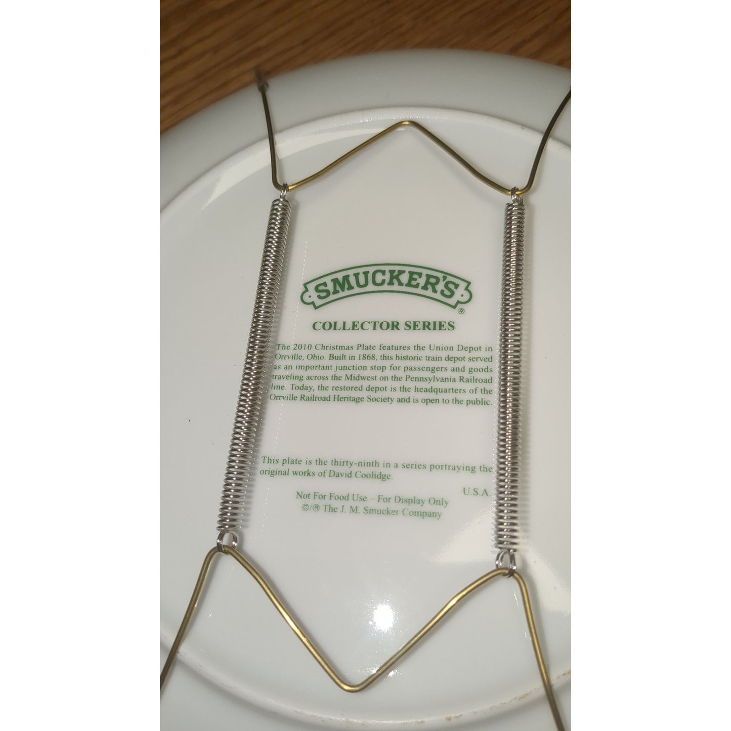 2010 Smuckers Collector Plate pl70