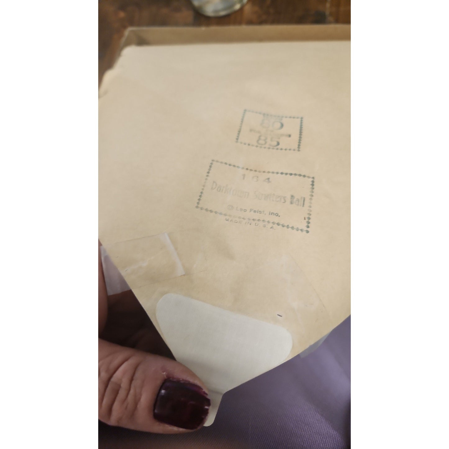 Vintage Player Piano Word Roll "Darktown Strutter's Ball" QRS