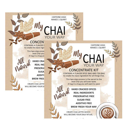 DIY Chai Tea Kit | Pack of 2 | Tea n More