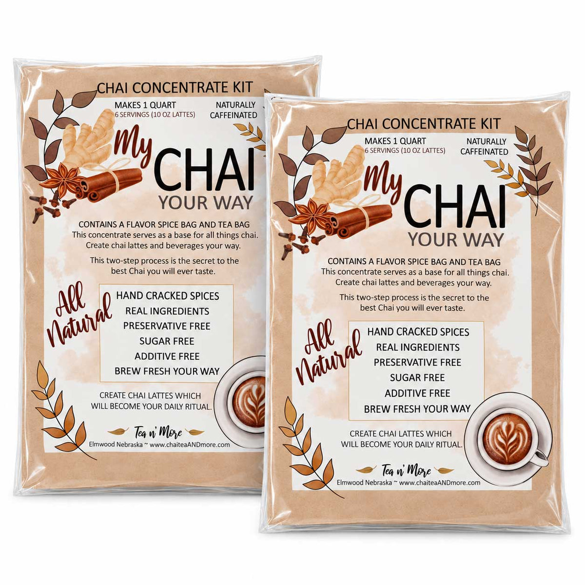 DIY Chai Tea Kit | Pack of 2 | Tea n More