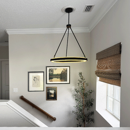 Adjustable Round LED Chandelier