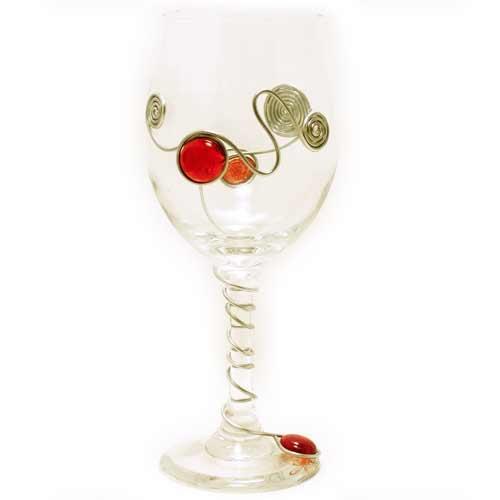 SALE | Embellished Wine Glass
