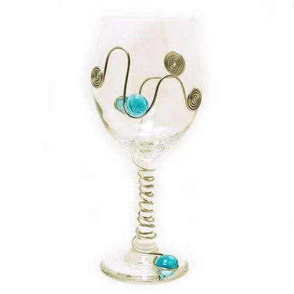 SALE | Embellished Wine Glass