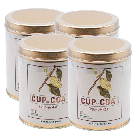 SPECIAL | Sinfully Classic Cocoa | Pack of 4 | 13.65 oz | Cup of Coa