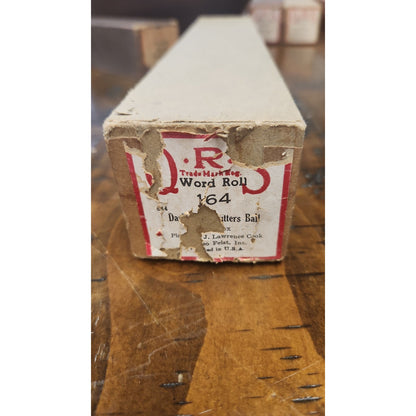 Vintage Player Piano Word Roll "Darktown Strutter's Ball" QRS