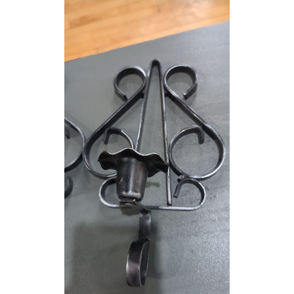 Vintage Metal Wall Hanging Candle Holders vwd5