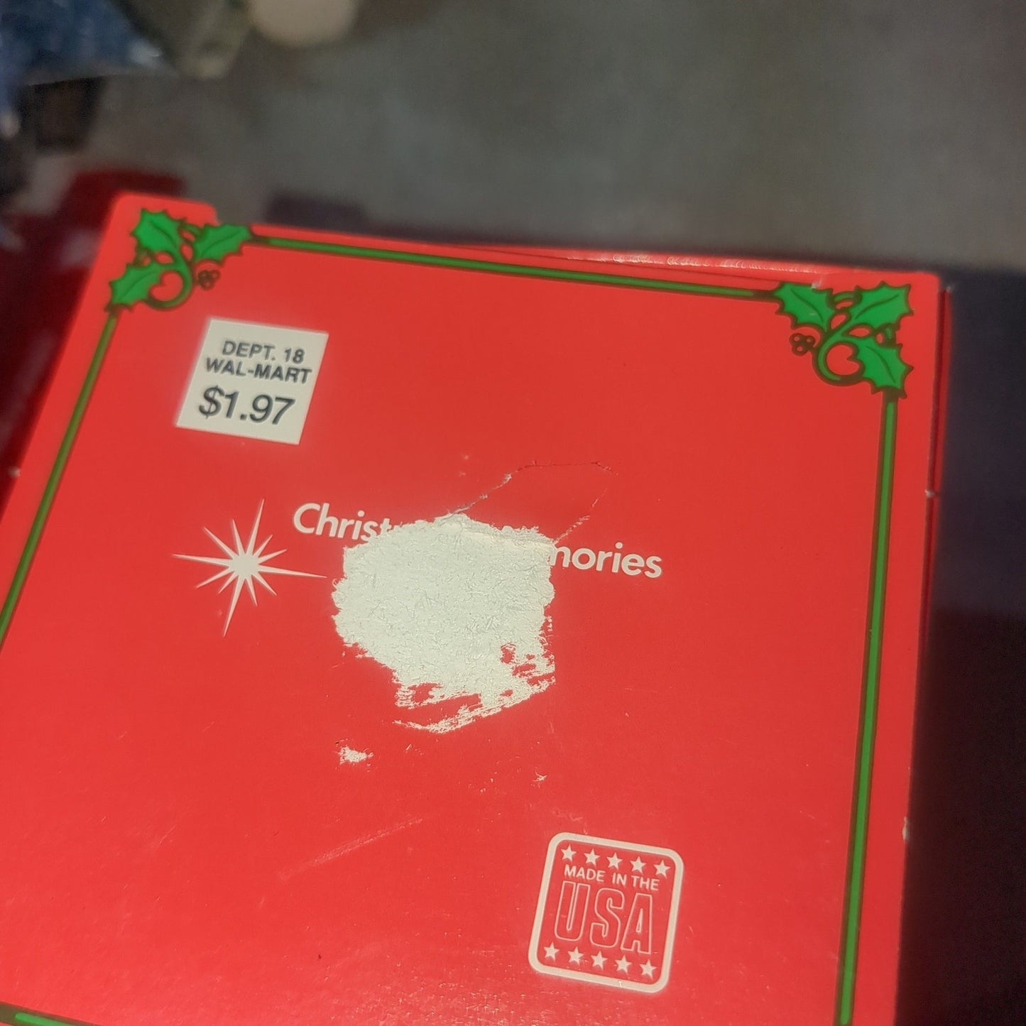 Vintage Satin Christmas Ornament 1996