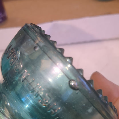 Vintage Hemingray #40 glass insulator teal h640