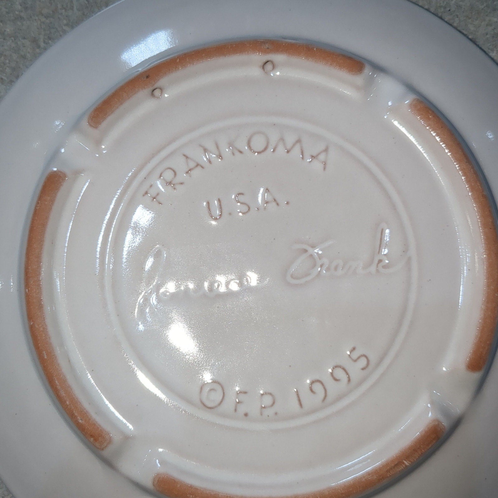 vintage francoma plate 1995 fear not Mary