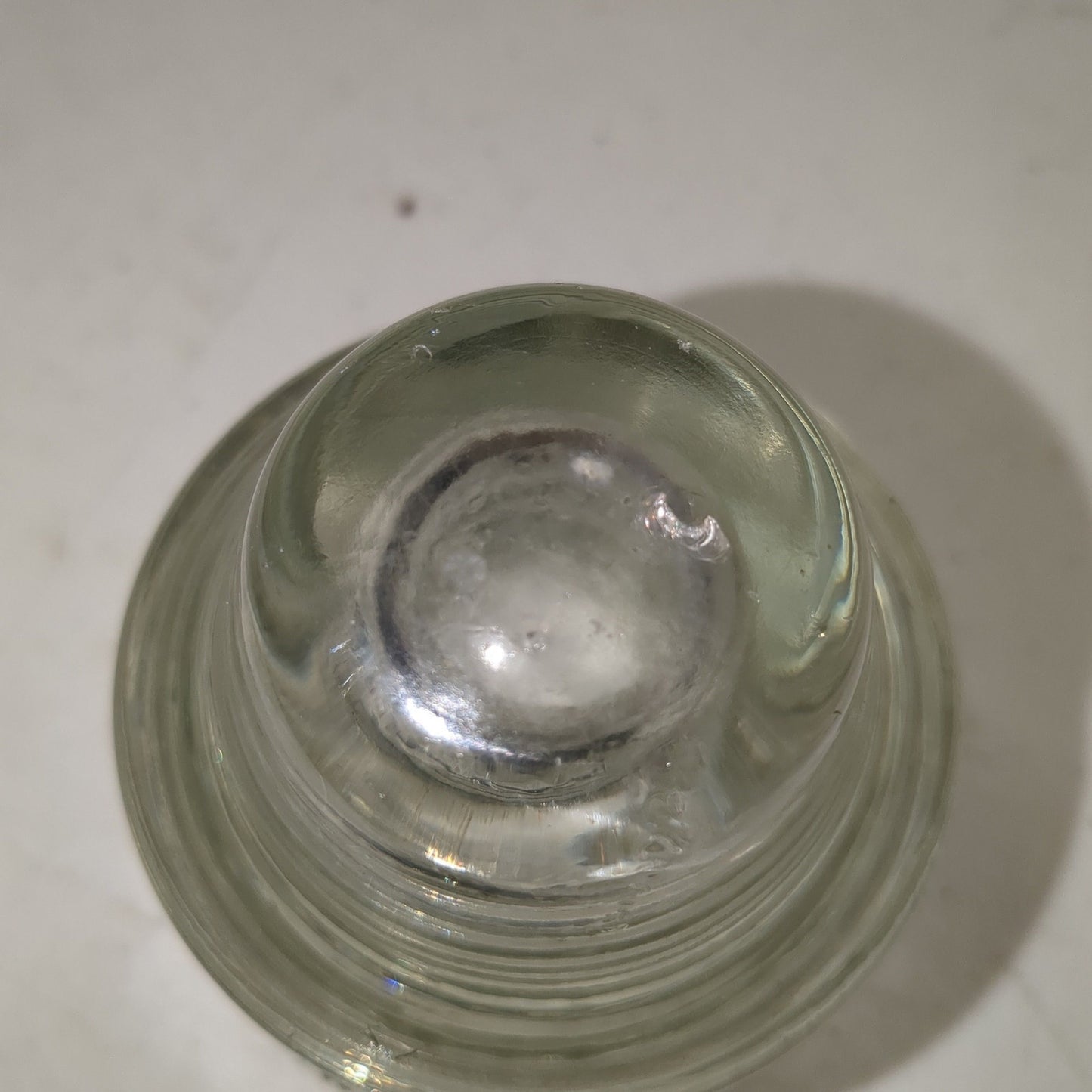 Vintage Hemingray Glass Clear Insulator h619