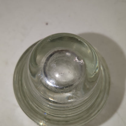 Vintage Hemingray Glass Clear Insulator h619