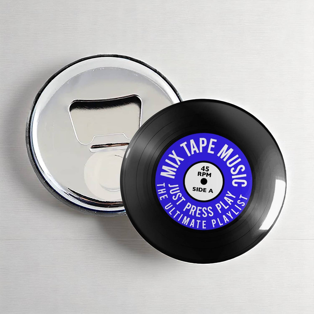 Tap and Play | Scannable Vinyl Record Magnets and Keychains: Mix Tape Music / Magnet