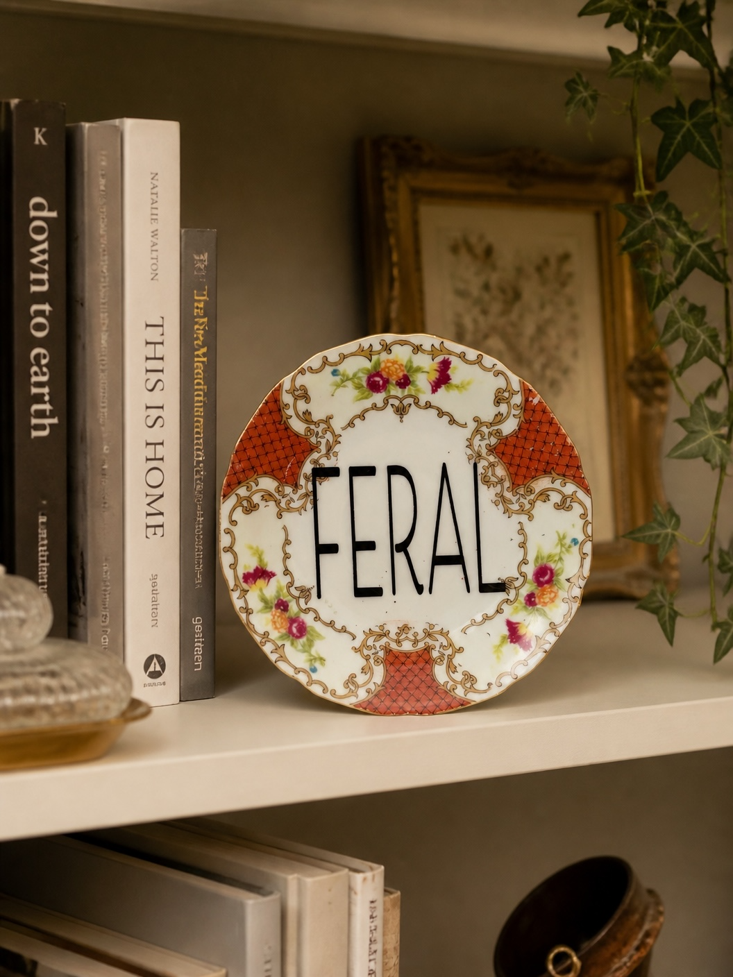 FERAL Vintage Plate