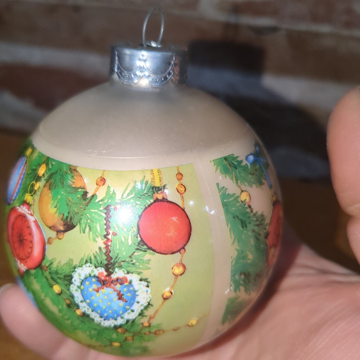 Vintage Glass Hallmark Ornament 1977