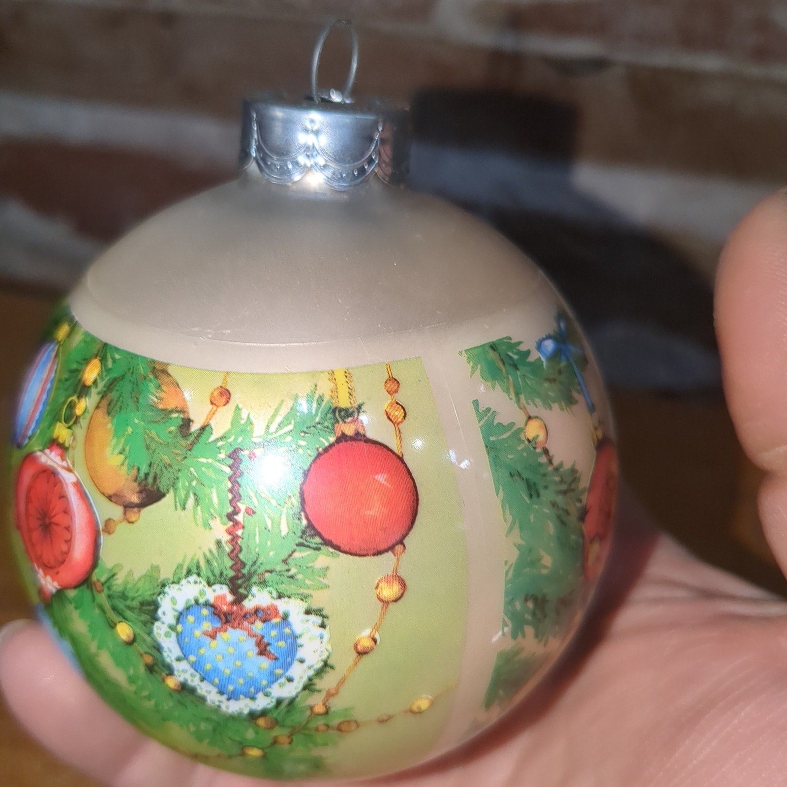 Vintage Glass Hallmark Ornament 1977