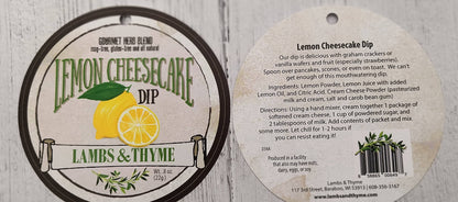 Lemon Cheesecake Dip ddlc