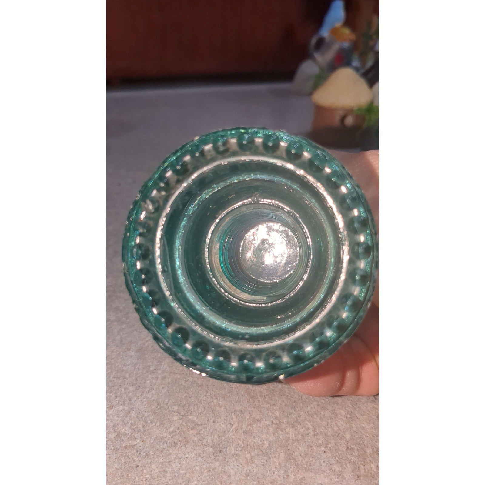 Vintage Lynchburg Glass Insulator No.31 Aqua Blue AS IS ly31