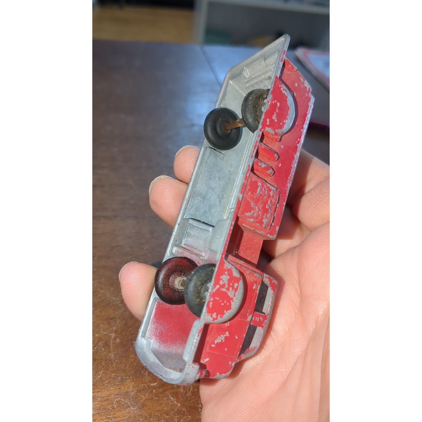 Vintage Midgetoy Firetruck Fire Engine Vehicle ft3