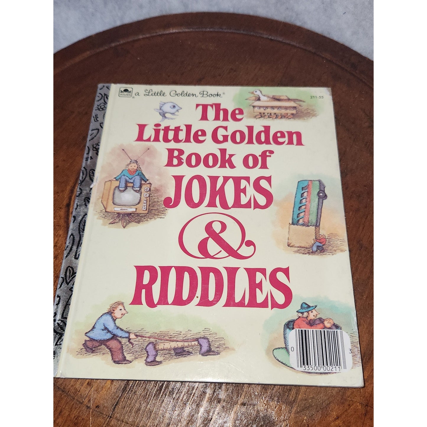 Vintage The Little Golden Book of Jokes and Riddles
