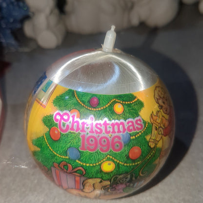Vintage Satin Christmas Ornament 1996