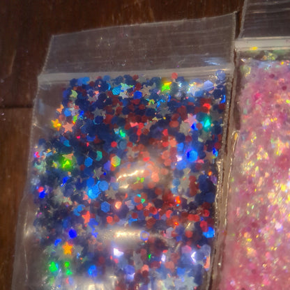 Premium Glitter Eight packages 1 oz Each