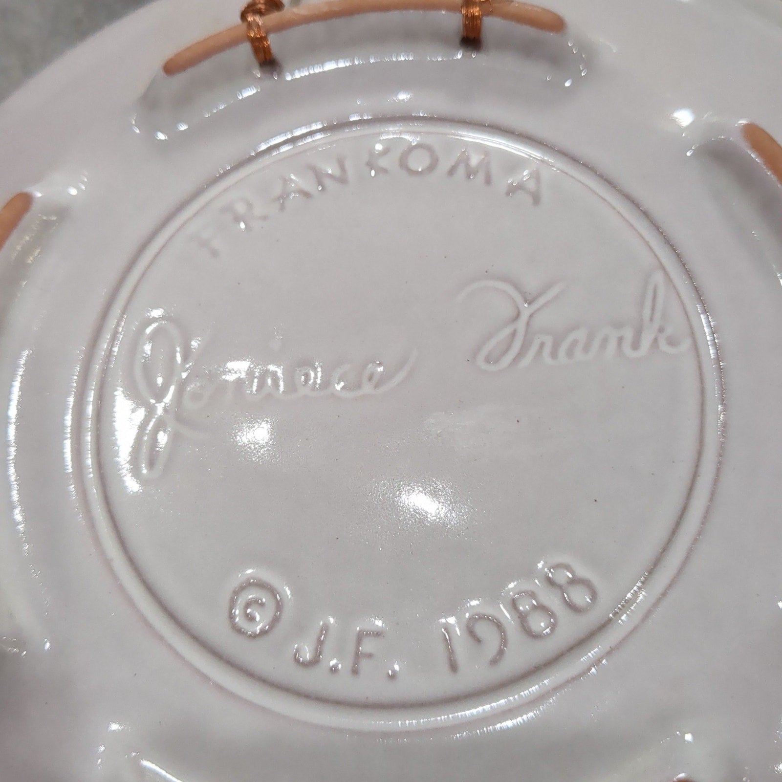 vintage Frankoma plate 1988 The Guiding Light