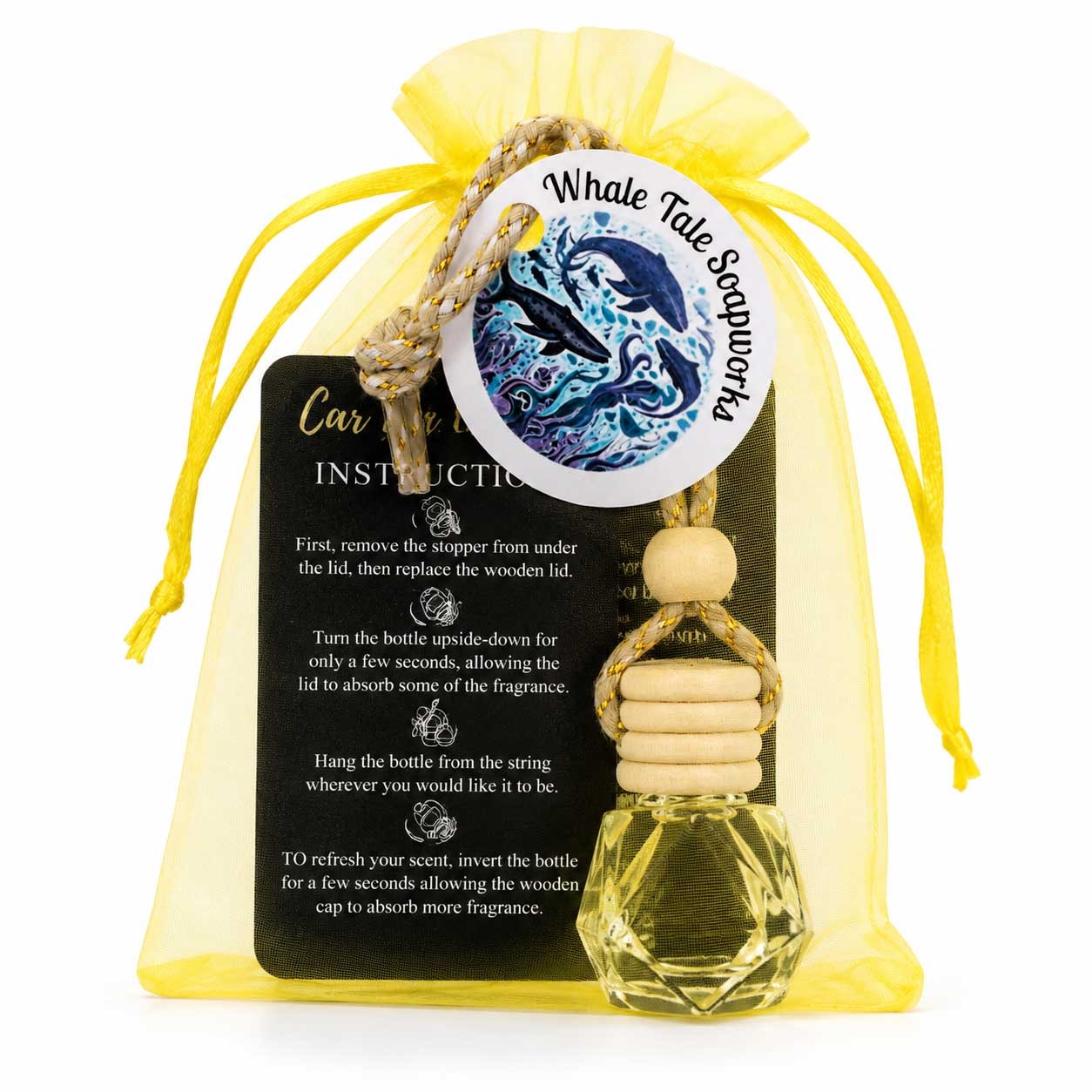 Car Diffuser | 6 ml | Multiple Scents | Whale Tale Soapworks, LLC