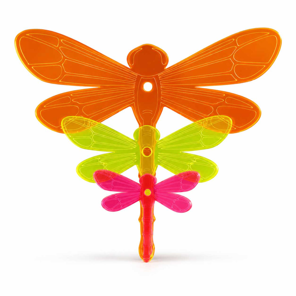 Large Garden Dragonfly Decor | Multiple Colors | Glowing Creation Yellow