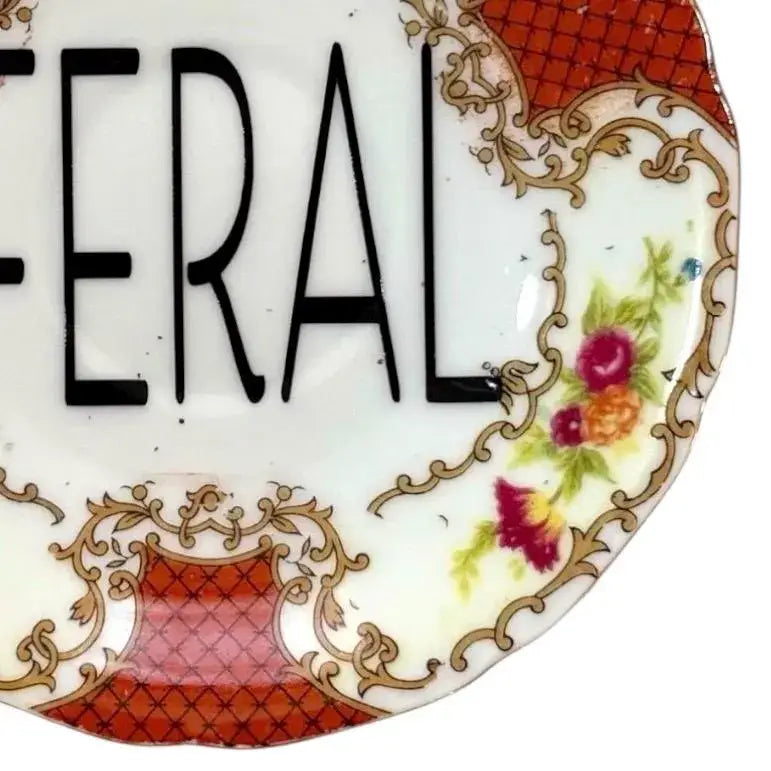 FERAL Vintage Plate