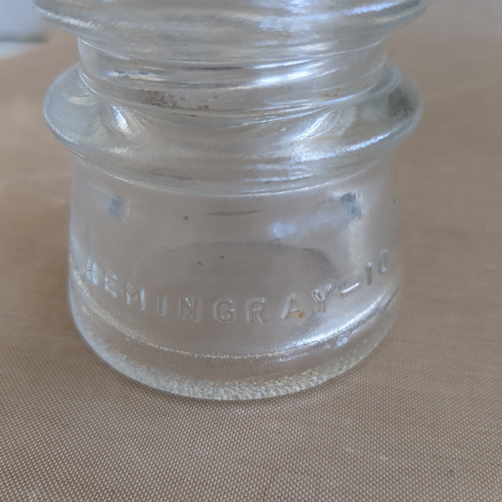 Vintage Hemingray 10 Glass Insulator 21-54 Made in U.S.A. H610