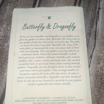 Vintage Butterfly and Dragonfly Cookie Cutter Patricia Lynn Bradley PB2