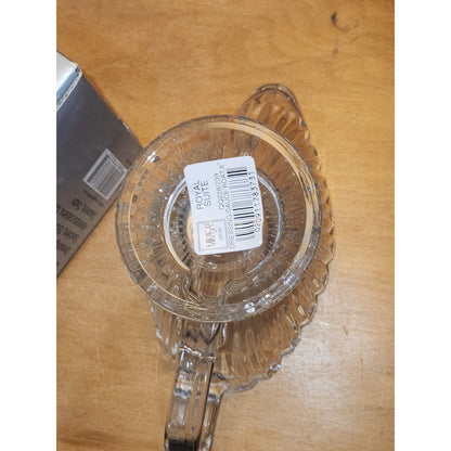 Mikasa Royal Suite Dressing Sauce Boat QQ228/239 6" Clear NEW in box Japan mi87