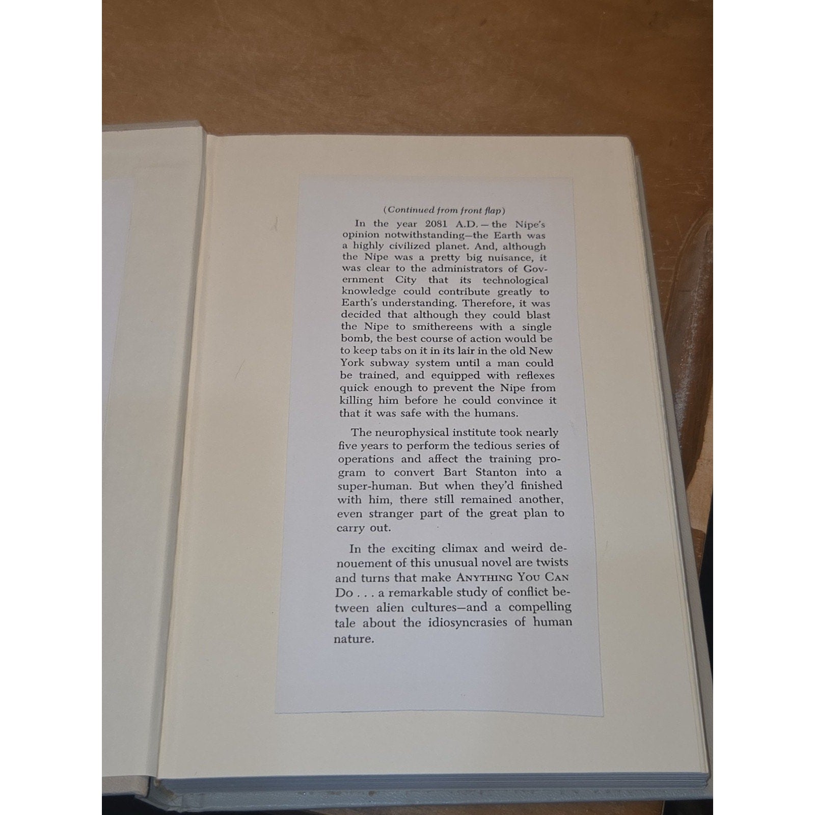 Anything You Can Do... by Darrel T. Langart - 1963 BCE Doubleday Science Fiction