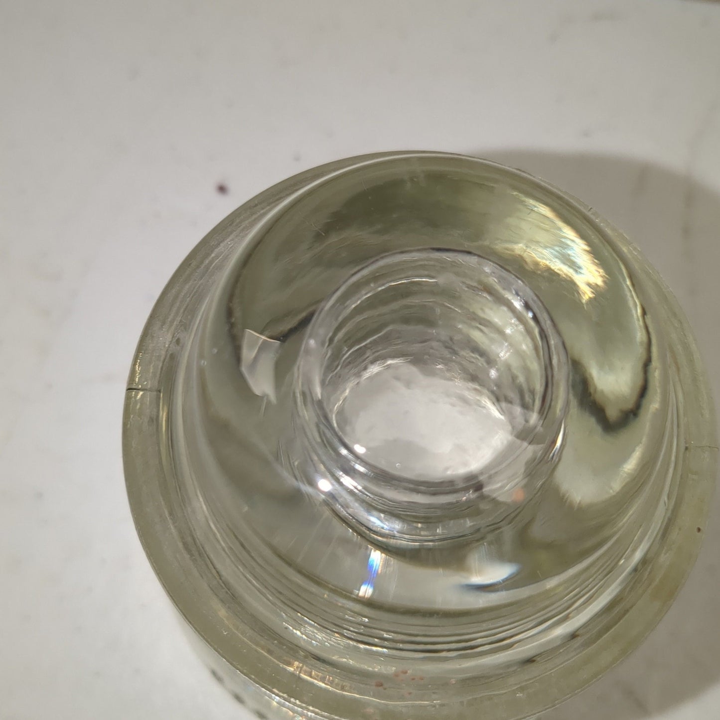 Vintage Hemingray #45 Clear Glass Insulator h645
